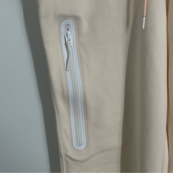 Nike S Sportswear Phoenix Slim Fleece Pants cream pale pink 0485 small jogger - Picture 12 of 15